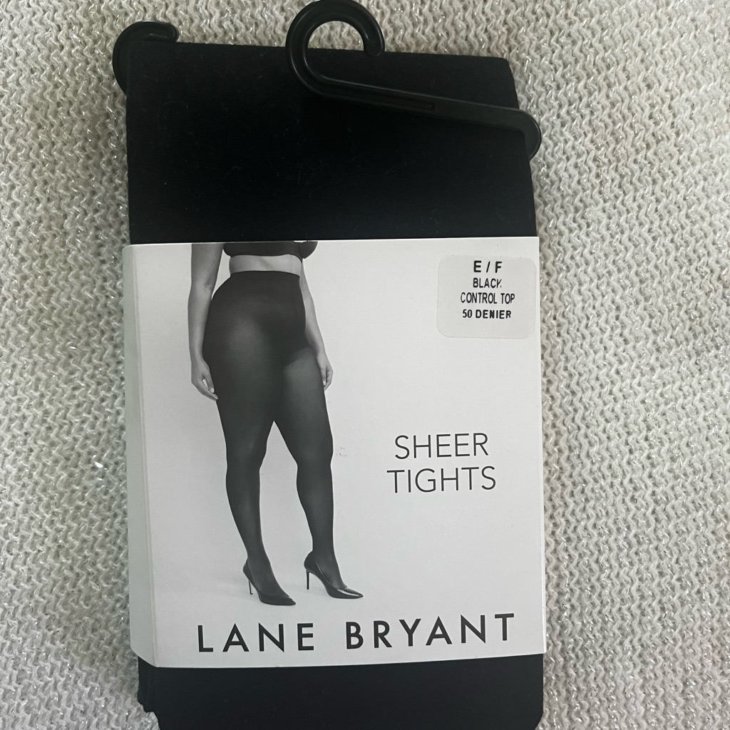 Brand New Black Sheer Lane Bryant Tights